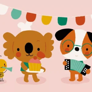 Bora cupcake party ansichtkaart
