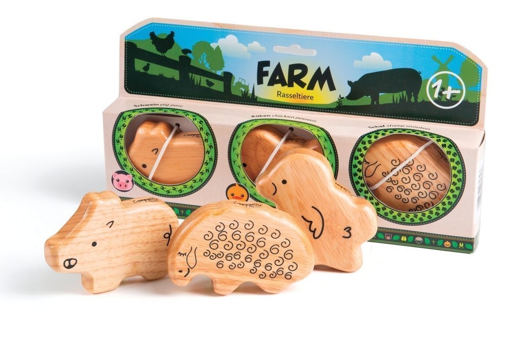 Campanilla Percussie set Animal Shakers 3-delig - Afbeelding 2
