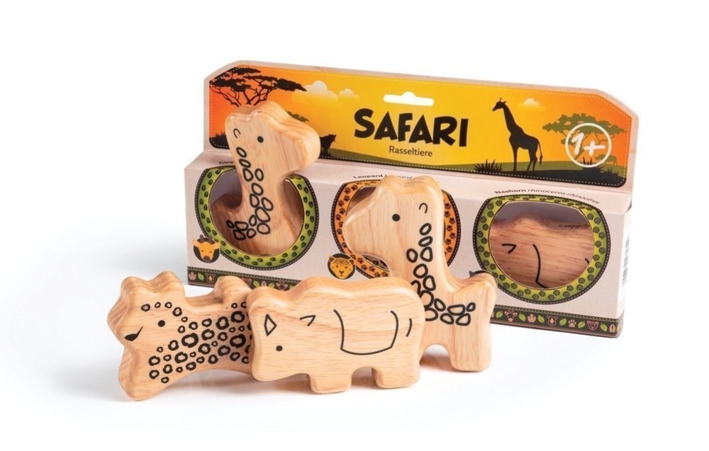 Campanilla Percussie set Animal Shakers 3-delig