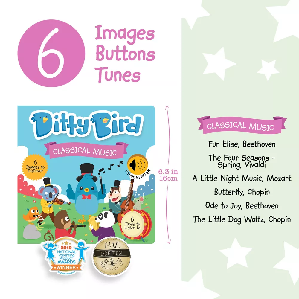 Ditty Bird - Classical Music (geluidenboek) - Afbeelding 3