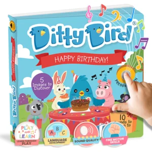Ditty Bird - Happy Birthday (geluidenboek)
