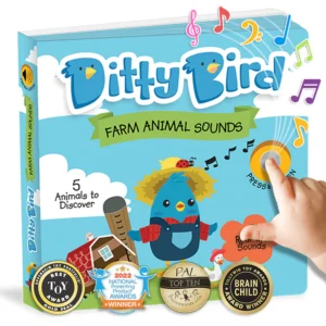 Ditty Bird - Farm Animal Sounds (geluidenboek)