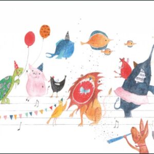 Ansichtkaart Carnaval des animaux, Miriam Bouwens
