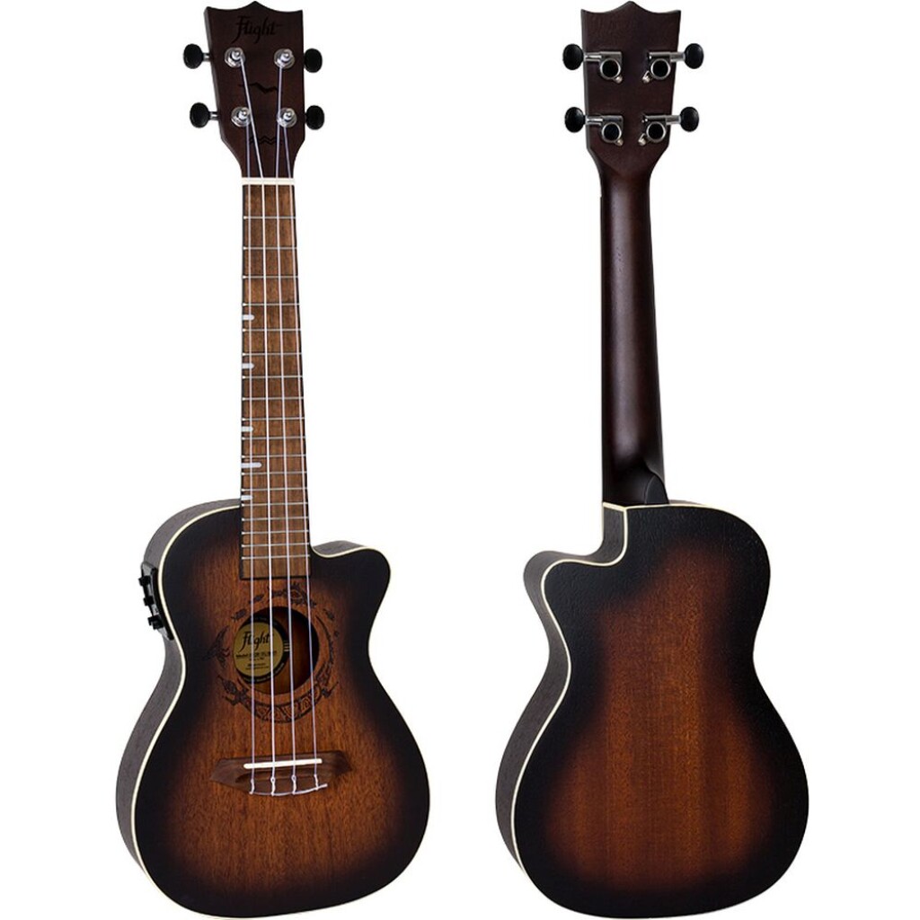 Concert ukelele Flight electro acoustisch DUC380 gemstone amber - Afbeelding 2