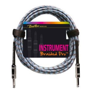 Instrument kabel braided pro Boston (diverse kleuren en formaten)
