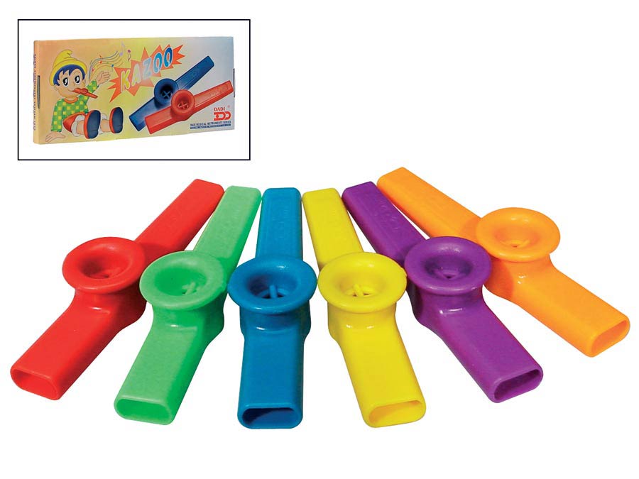 Kazoo plastic (diverse kleuren)