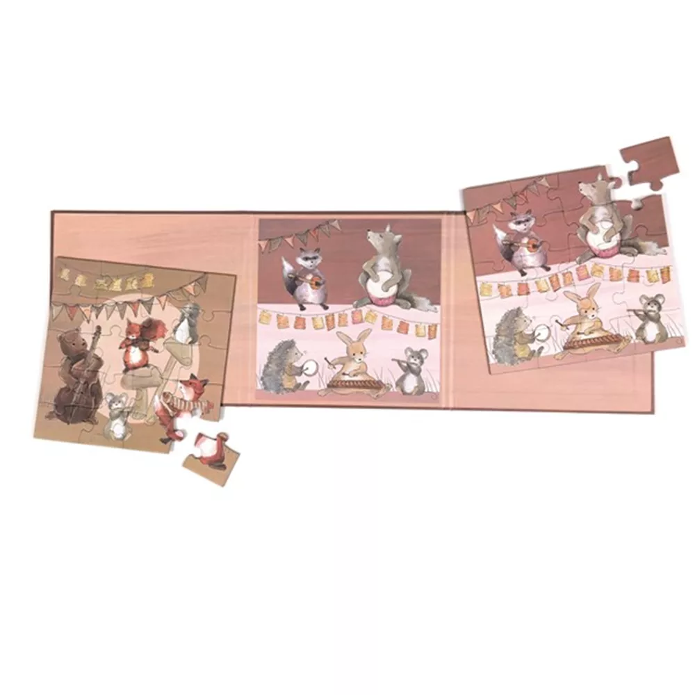 Magnetische puzzel Muzikanten