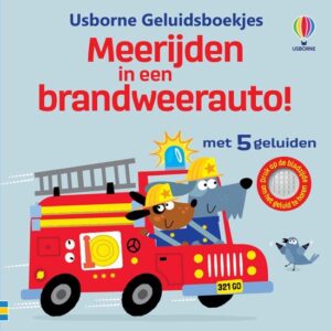 Meerijden in een brandweerauto (Usborne geluidenboek)