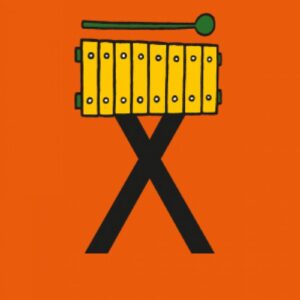 Ansichtkaart Nijntje - letter X-xylofoon, Dick Bruna