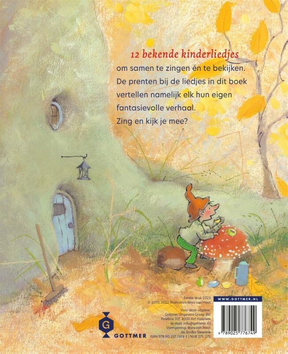 Op een grote paddenstoel - Mies van Hout - Afbeelding 2