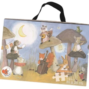 Puzzel Muzikanten 40 stukjes in koffer 80 x 35 cm