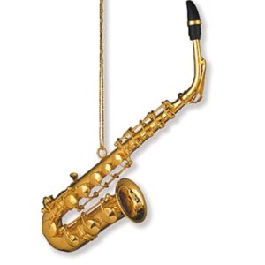 Saxofoon kerstornament
