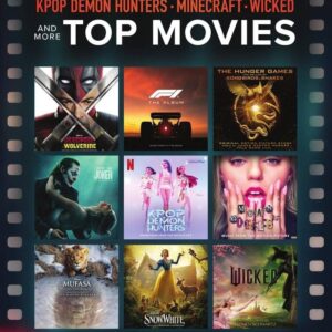Songs from Kpop Demon Hunters, Minecraft, Wicked and more top movies - bladmuziek