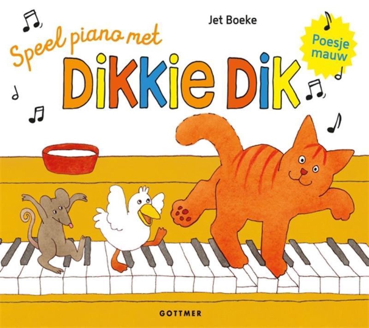 Boek Speel piano met Dikkie Dik - Jet Boeke