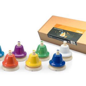Tafelbellen met drukknop - Stagg Table tick bell set
