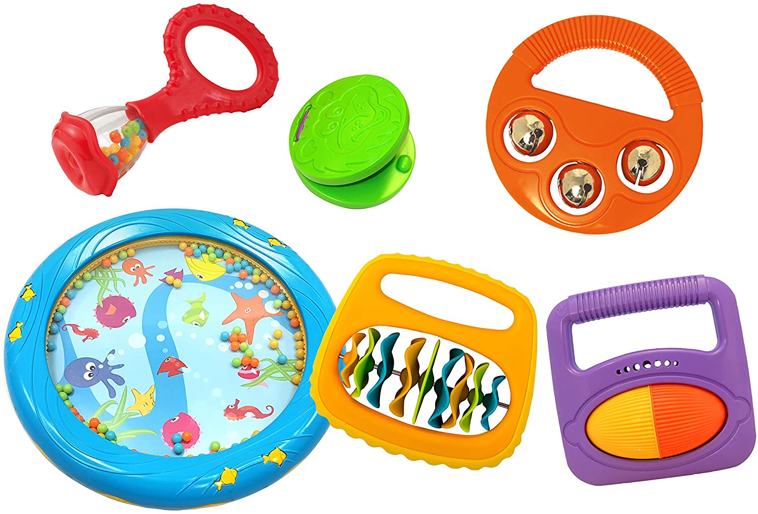 Voggenreiter baby's eerste ritme set - 6 delig