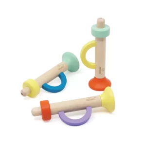 Houten mini trompet - Mellow Melodies