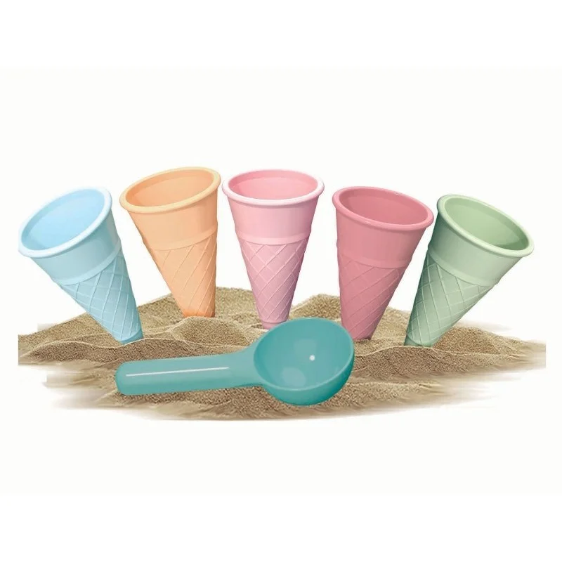 Zandset ijs 6delig pastel