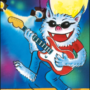 Ansichtkaart Dolfje Weerwolfje speelt gitaar - Hugo van Look